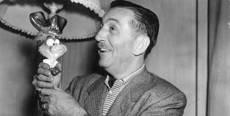Foto in bianco e nero di Walt Disney